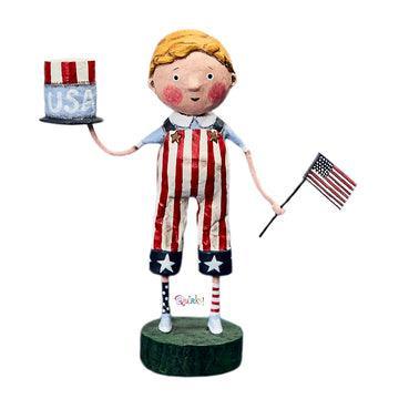 Land that I Love Lori Mitchell Patriotic Figurine-0